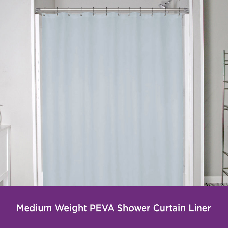 Wayfair Basics® Brungardt PEVA Solid Color Single Shower Curtain Liner